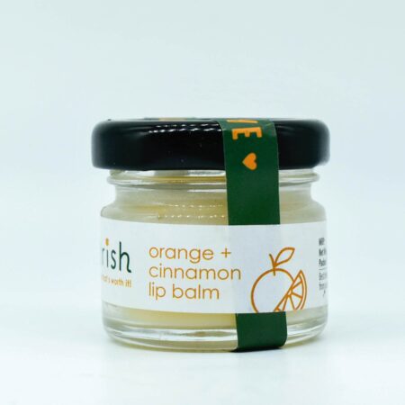 Orange + Cinnamon Lip Balm – Natural & Handcrafted (15g)